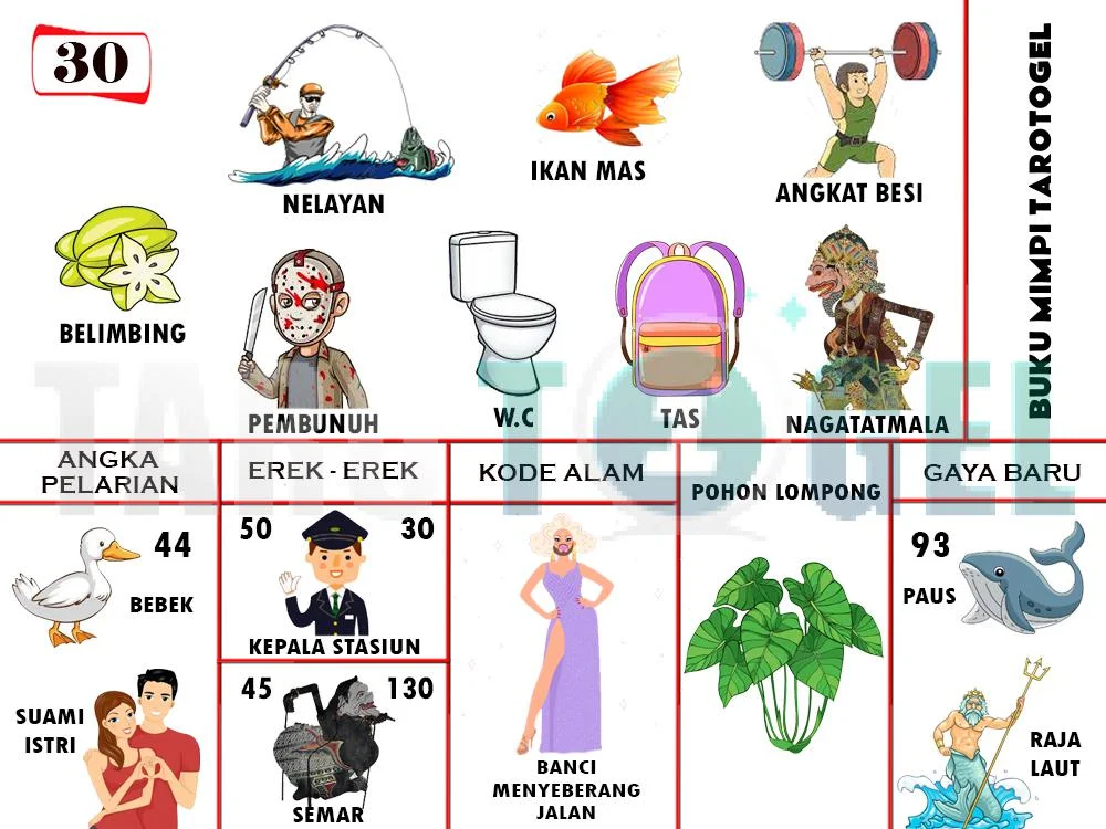 buku mimpi erek erek togel 30